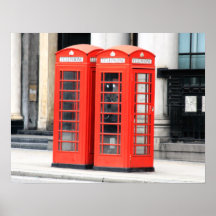London - telephone plakat