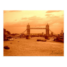 London torn vykort