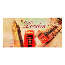 London vintage foto kort