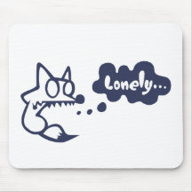 LONELY FOX マウスパッド