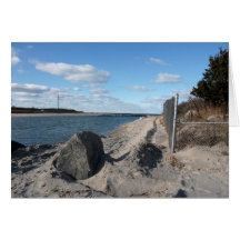 Long Island Sound beskådar Hälsningskort