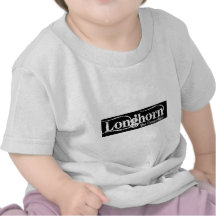 Longhorn komikermerchandisen t-shirt