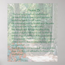 Lorden är min herde, Psalm 23, version B Affischer