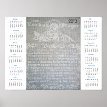 Lord'sens affischen för Bön 2012 kalender