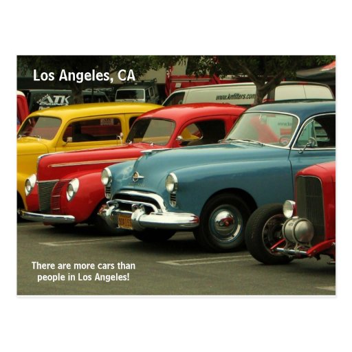 Los Angeles bilvykort!