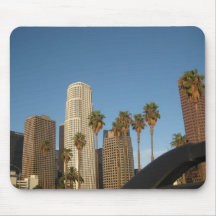 Los Angeles från bilen Mousepad Musmatta