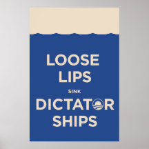Lösa kanter sjunker diktatorships. posters