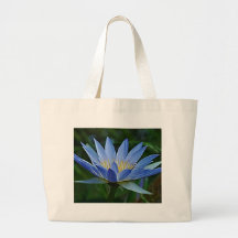 Lotusblommablomma och menande tote bag