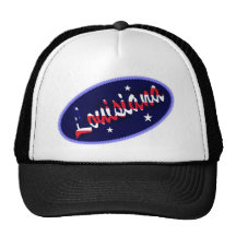 Louisiana broderade USA verkställer hatten Trucker Kepsar