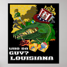 Louisiana politisk satir posters