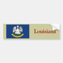 Louisiana statlig flagga bildekaler