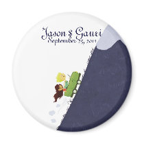 Love Adventure - Save the Date magneter