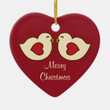 Love birdsjulprydnad jul dekorationer