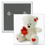 Love* för *Teddy björn gullig nalle Knappar Med Nål