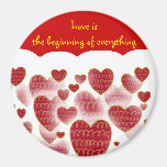 Love is ... - Magnet Kühlschrankmagnete