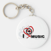Love music nyckelringar