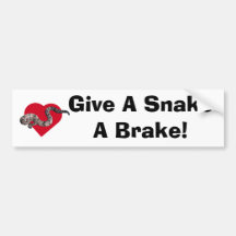 loverattlers ger en SnakeA bromsar! Bildekal
