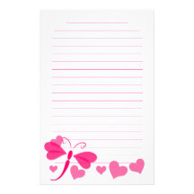 Loverly drakefluga brevpapper design