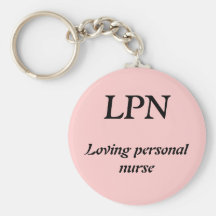 LPN som älskar den personliga sjuksköterskan Nyckelringar