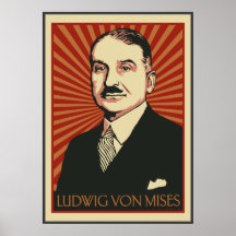 Ludwig von Mises Poster 2009 Affisch