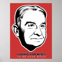 Ludwig von Mises Poster Posters