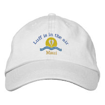 Luffers Sunset_Luff är i air_Mauien Broderad Baseball Keps