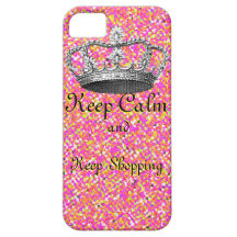 Lugna behålla och behålla som shoppar fashionistae iPhone 5 cases