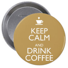 LUGNA BEHÅLLA OCH DRINKKAFFE PINS