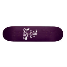 Lugna behålla och kärlekkamel (allt färgar), skate deck