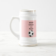 Lugna behålla och lekfotboll Stein Kaffe Mugg