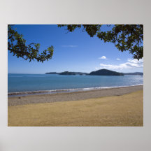 Lugna Paihia strand Posters