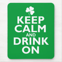 Lugna st patricks dayhumor för behålla musmattor