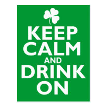 Lugna st patricks dayhumor för behålla vykort