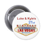 Luke & Kyles knäppas den 21st Las Vegas födelsedag Knapp