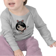 Lulu och nudel katten t-shirts