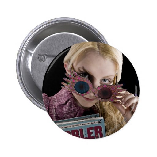 Luna Lovegood kikar över exponeringsglas Knappar