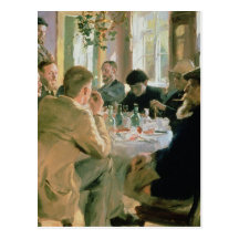 Lunchtime 1883 vykort