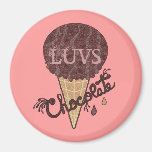LUVS-choklad Kylskåpsnagnet