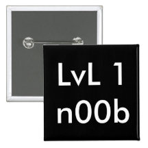 LvL 1n00b Knapp Med Nål
