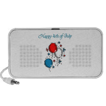 Lycklig 4th Juli iPod Högtalare