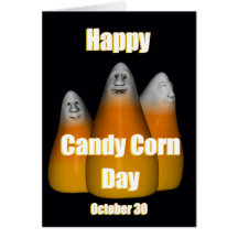 Lycklig candy corndag Oktober 30 Hälsningskort