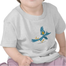 Lycklig fågel tee