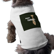 Lycklig fars dag hund tee