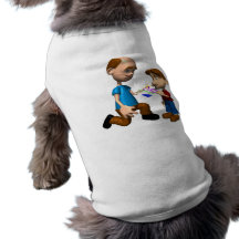 Lycklig fars dag hund tee shirt