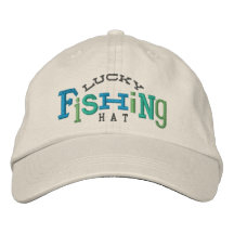 Lycklig fiskebroderihatt