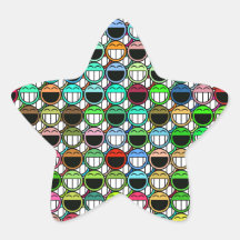 LYCKLIG FOLKMASSA KLISTERMÄRKE