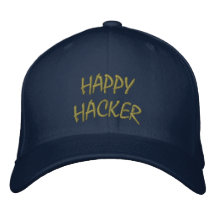 Lycklig Hackerryttarehatt