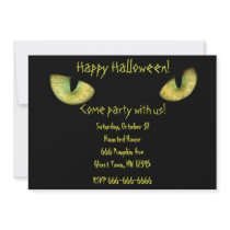 Lycklig Halloween inbjudan