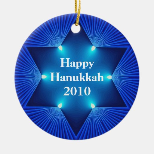 Lycklig Hanukkah 2010 prydnad Jul Dekorationer