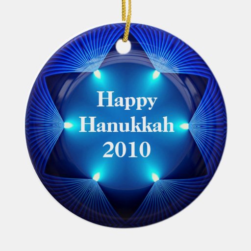 Lycklig Hanukkah 2010 prydnad Julgransdekorationer